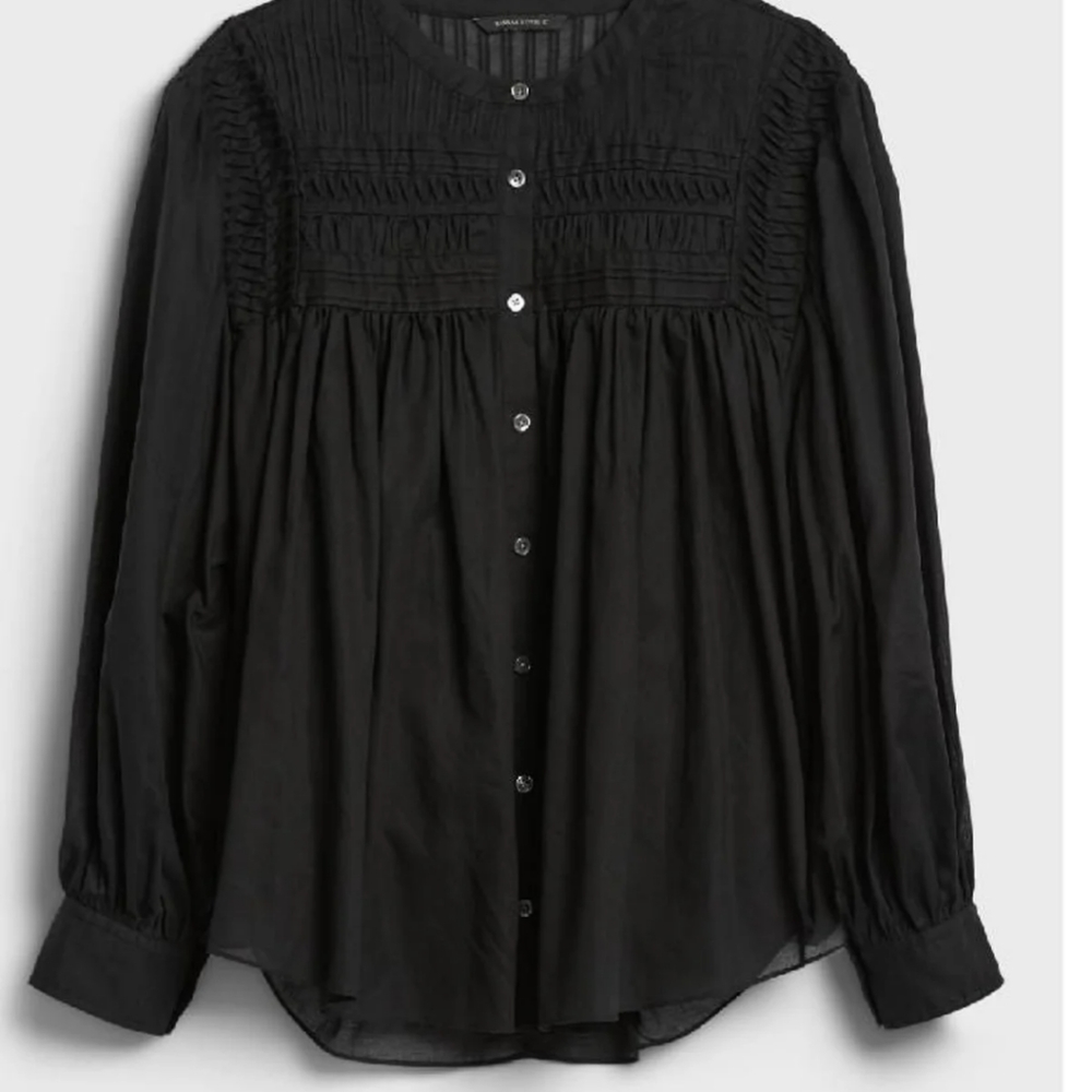 Pintuck blouse